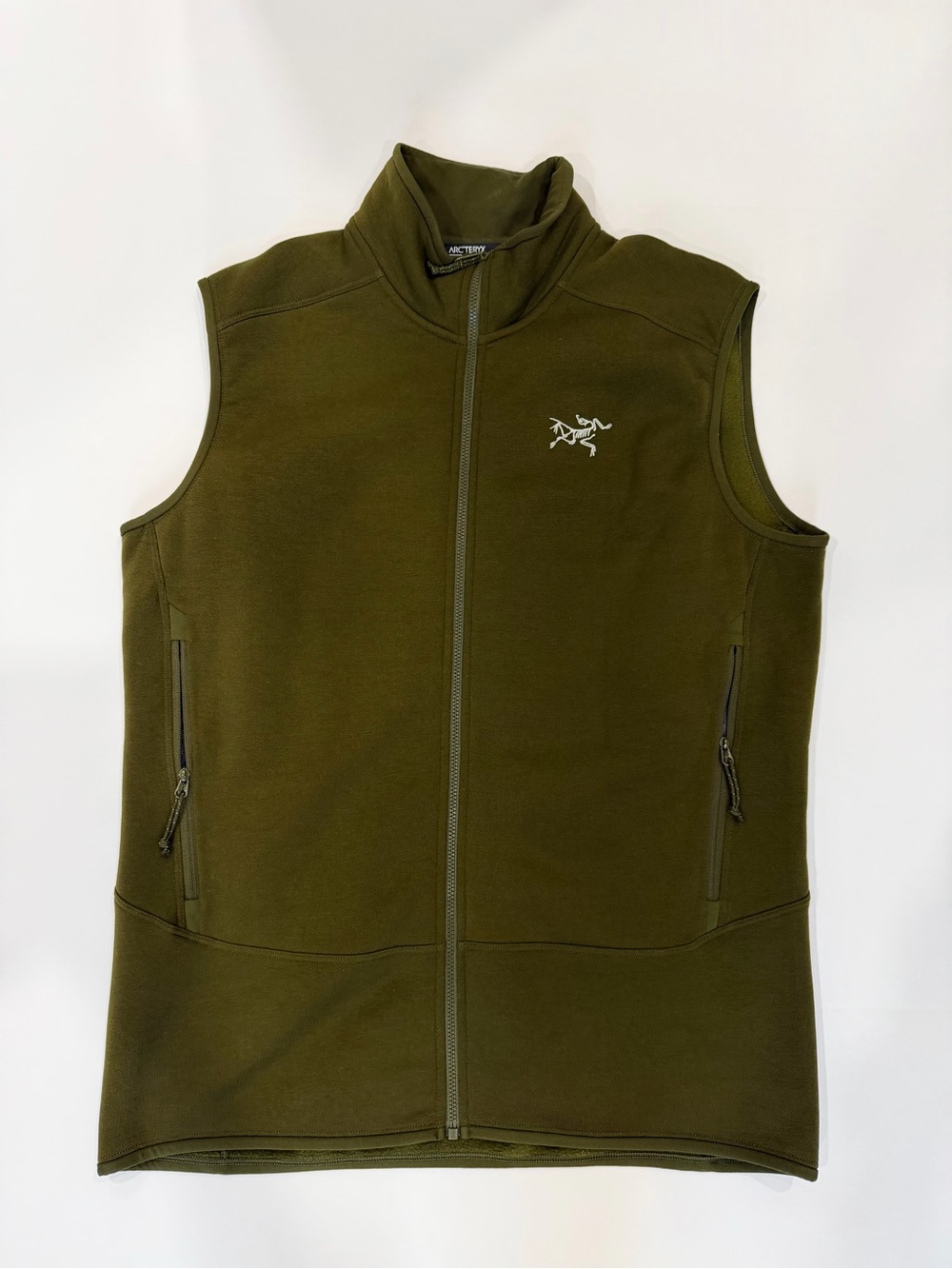 Men’s ArcTeryx Olive Fleece Vest Sz Medium